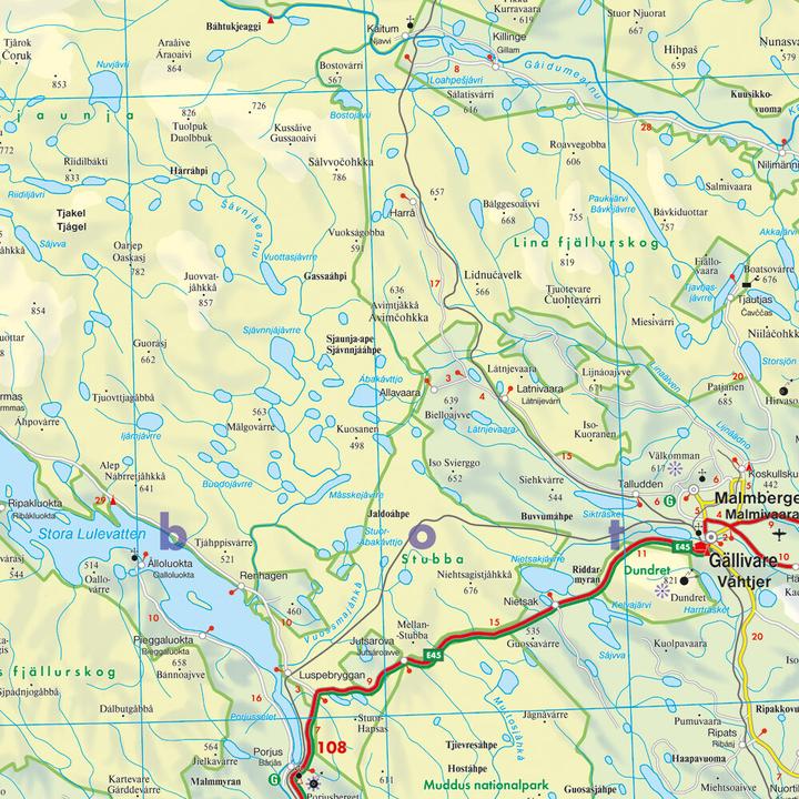 Image du produit Suède Nord, carte routière 1:400.000, freytag & berndt