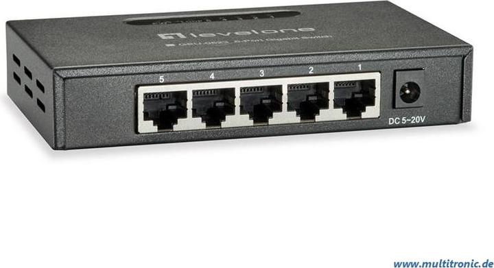 Image du produit LevelOne Commutateur 5x GE GEU-0523 (5 Ports)