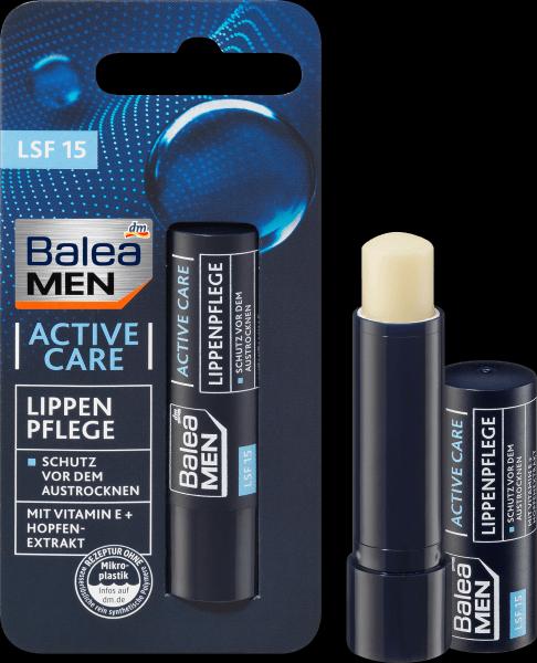 Actual product image dm Balea MEN Lip care active care