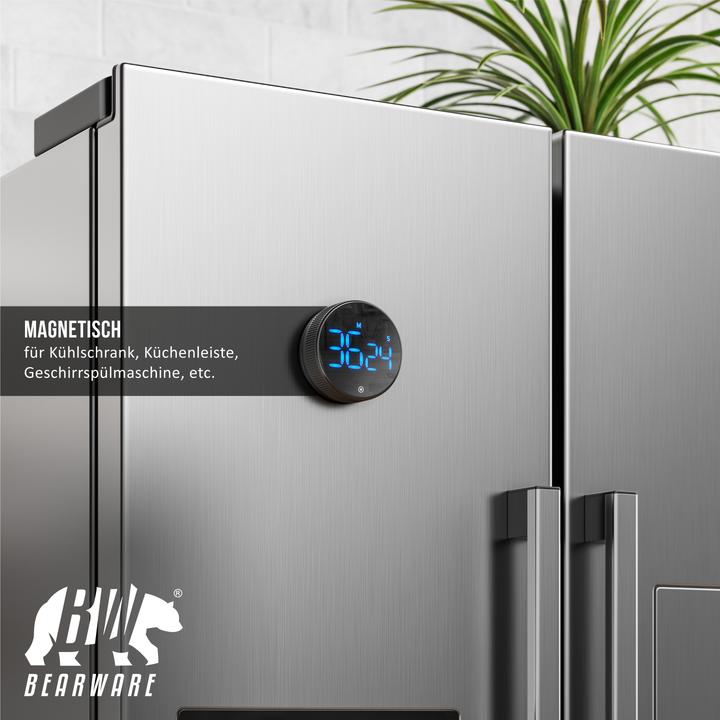 Produktbild Bearware Küchentimer digital, Küchenwecker, Eieruhr, Display, Countdown, magnetisch, Kurzzeitimer, Küchenuhr