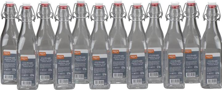 Actual product image Siena Home Cucinare" swing-top bottle 500 ml square (12 pcs., 0.50 l)