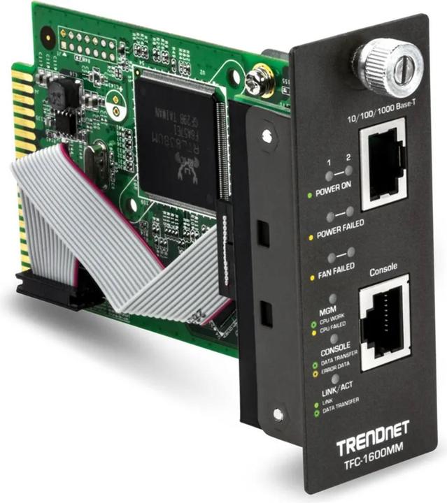 Actual product image Trendnet SNMP management module, 10/100Mbps Fast Ethernet port