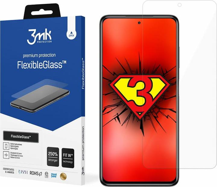 Image du produit 3MK hybrid glass Flexible 2.5D for Xiaomi POCO X3 Pro (1 pièce(s), Xiaomi Poco X3 Pro)