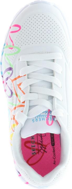 Actual product image Skechers 314064L/WMN Uno Lite-Spread The Love Kids Girls Ladies Sneakers Trainers white/coloured/neon (32)