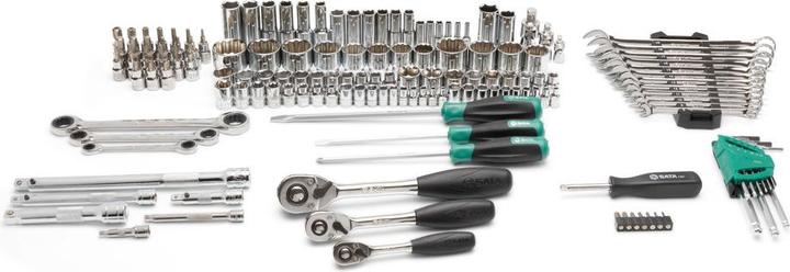 Produktbild SATA Steckschlüssel Garnitur 1/4,3/8,1/2" 150-tlg. metrisch u. zöllig