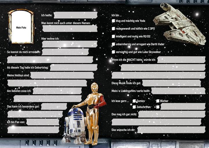 Produktbild Panini Star Wars Freundebuch: Meine Freunde (Deutsch, 2017)