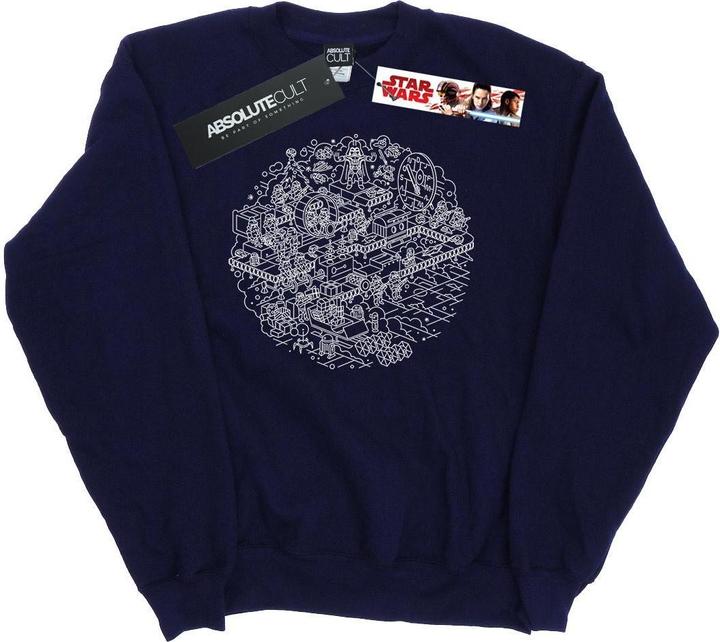Star Wars Christmas Death Star Sweatshirt (L)