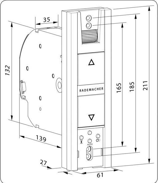 Immagine prodotto Rademacher RolloTron Basic DuoFern 1200-UW