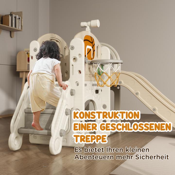 Actual product image Aiyaplay Kinderrutsche Kunststoff Cremeweiss