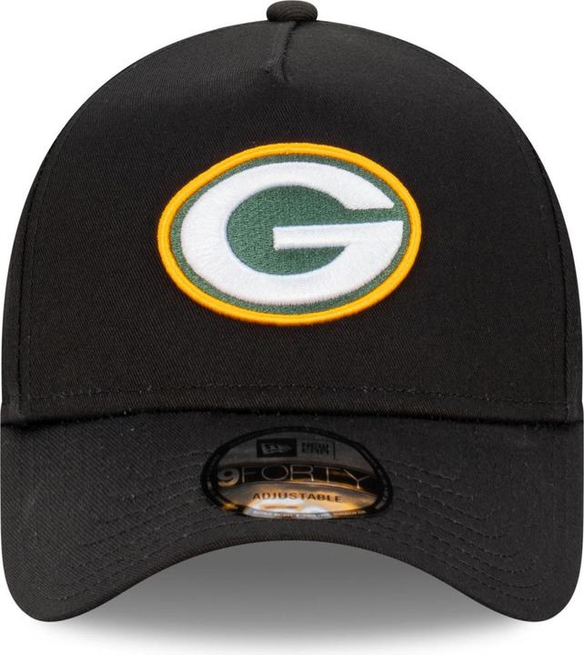 Produktbild New Era 9Forty A-Frame Cap - NFL Green Bay Packers schwarz (One Size)
