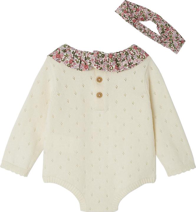 Produktbild Vertbaudet Baby-Set: Kurzoverall & Haarband (74)