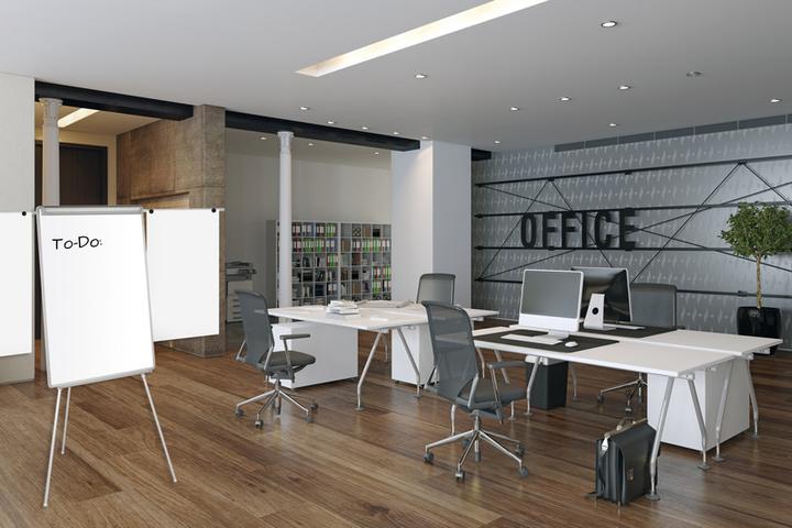Produktbild Q-Connect Flipchart mit 2 Armen (70 x 100 cm)