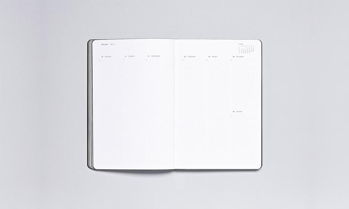 Produktbild Nuuna Weekly Diary M (135 x 200 mm, Deutsch)