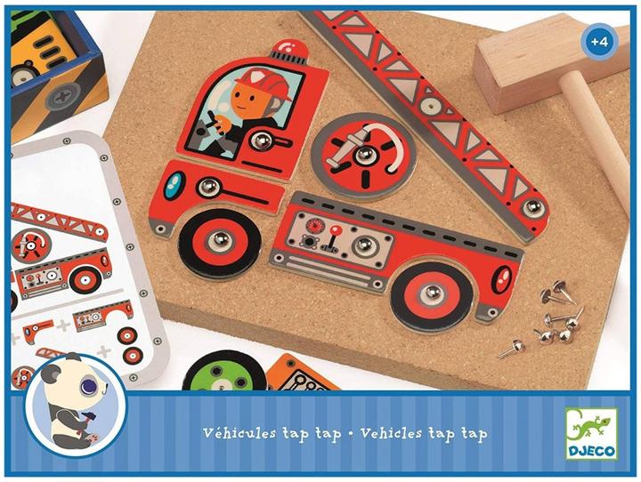 Actual product image Djeco Tap Tap Vehicles (Multilingual)