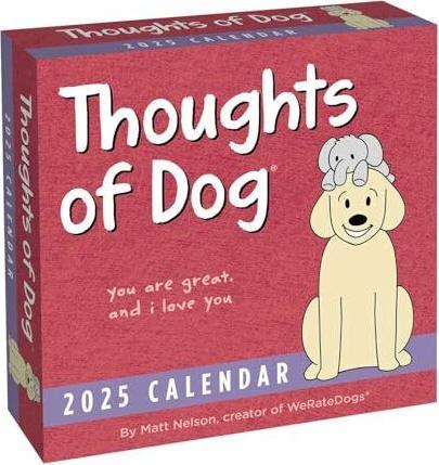 Immagine prodotto Pensieri del cane 2025 Calendario giorno per giorno (Inglese)