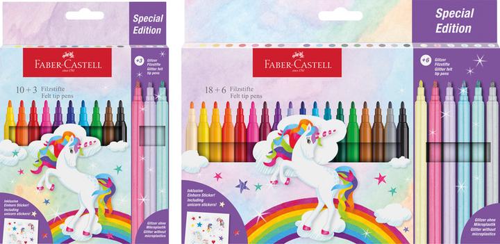 Actual product image Faber-Castell Fibre pen Unicorn Special Edition (Sorted, 10 x)