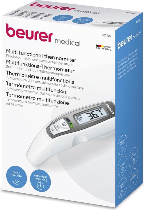 Actual product image Beurer Ft 65 (Forehead, Ear)