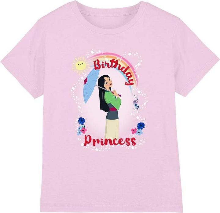 Mulan Birthday Princess And Her Lucky Cricket TShirt
