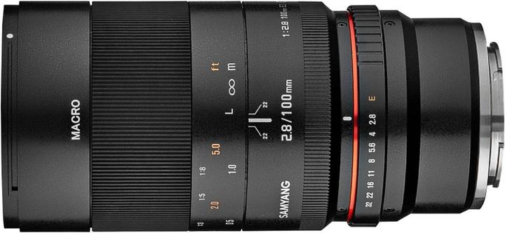 Actual product image Samyang 100mm f/2.8 ED UMC, Sony E (Sony E, full size, APS-C / DX)