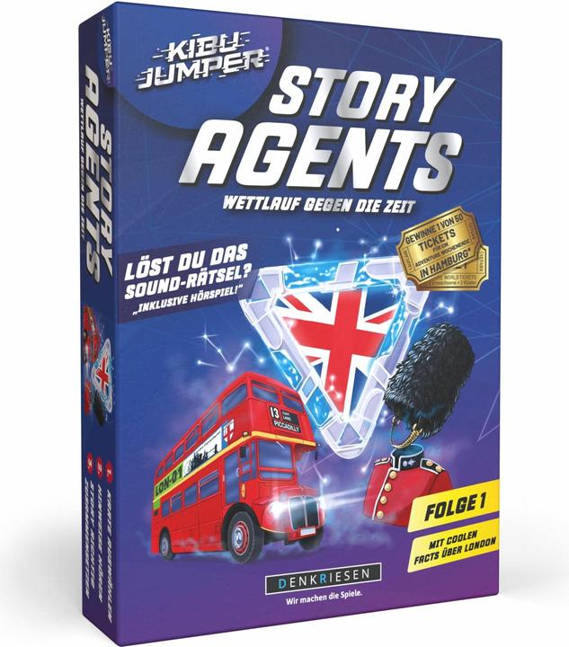 Immagine prodotto Denkriesen - KIBU JUMPER® - Story Agents - Londra - "Corsa contro il tempo". (Tedesco)
