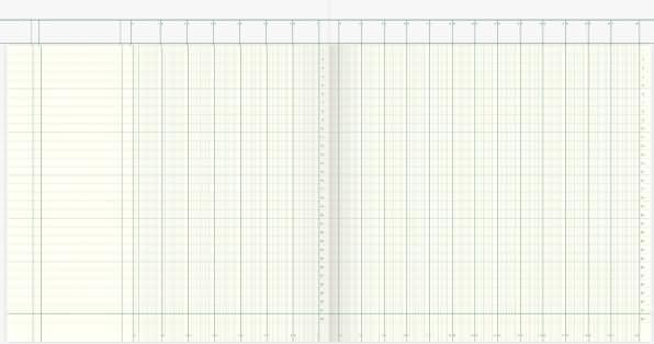 Produktbild König & Ebhardt Spaltenbuch 277 x 255 mm mit 20 Spalten (80 g/m², 40 x)