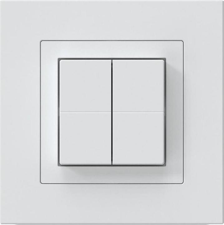 Produktbild Hager pro, UP Funktaster, 4-fach, Weiss, für Philips Hue