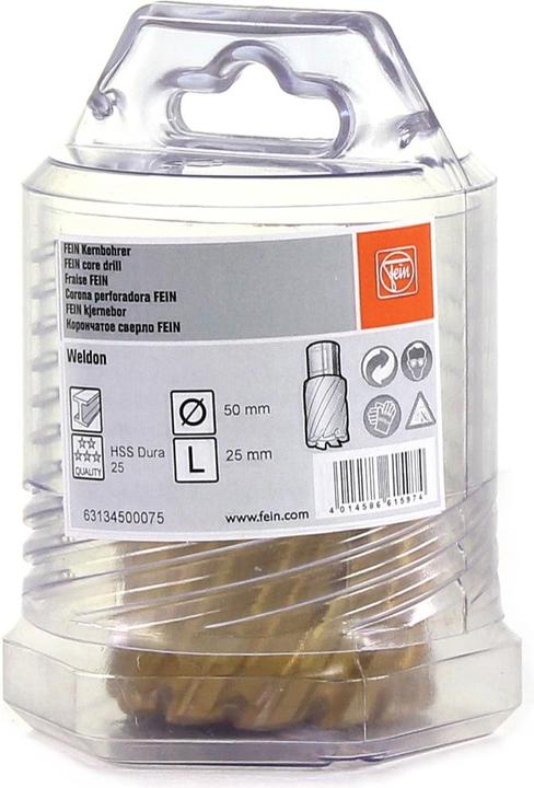 Actual product image Fein Core drill 50 mm HSS Dura 25 6 (50 mm)