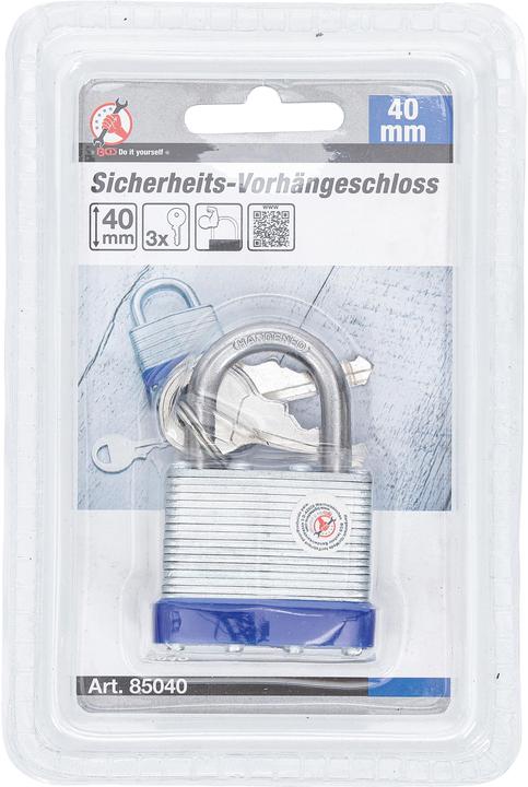 Actual product image BGS Security Padlock 40 mm