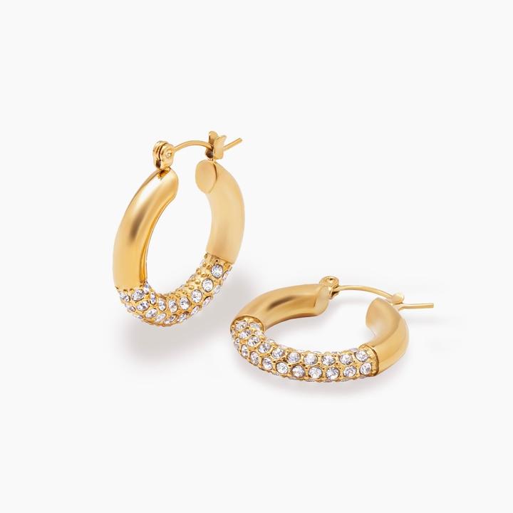 Image du produit Sensora Jewelry Glimmer Hoops Boucles d'oreilles (Acier inoxydable)
