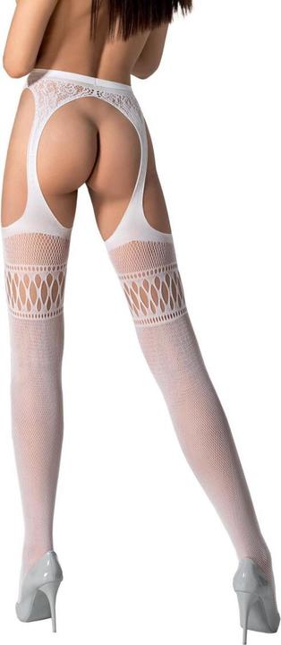 Immagine prodotto Passion S026 Medias Con Liguero Blanco Talla Unica (Taglia unica, Confezione singola)