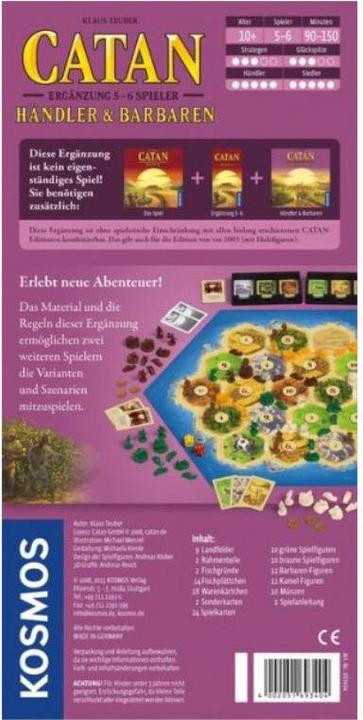 Immagine prodotto Kosmos Supplemento Catan 5- Commercianti e barbari (Tedesco)