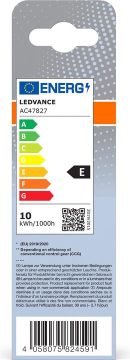 Energie-Label Osram Dulux D (G24d, 9.50 W, 1200 lm, 1 x, E)