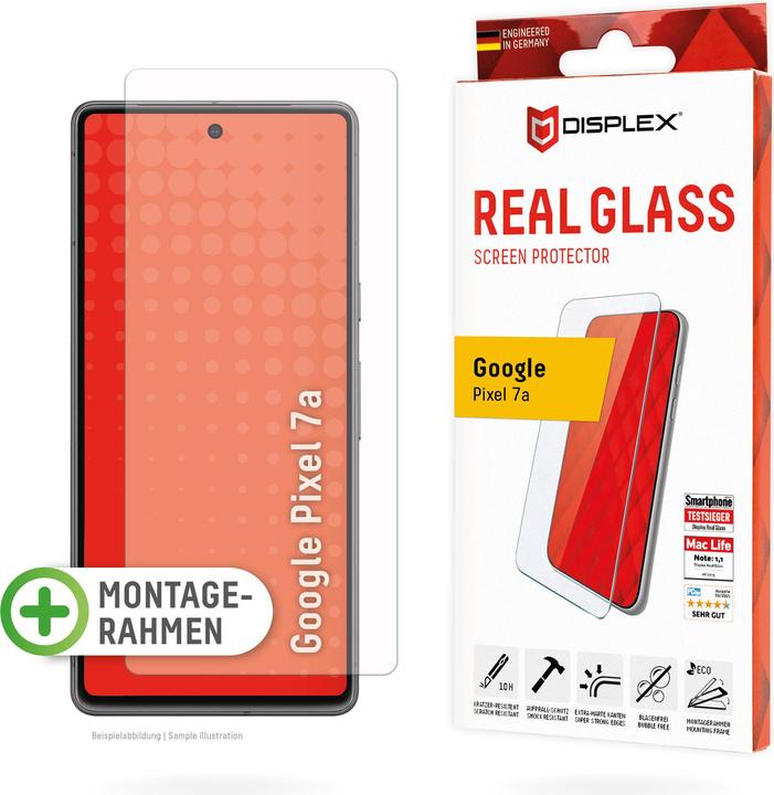 Immagine prodotto Displex Real Glass, 2D Panzerglas (1 Pezzo/i, Google Pixel 7a)