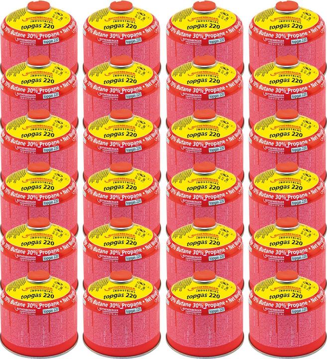 Produktbild Rothenberger Top Gas Schraub - Gaskartusche 370 ml  7/16" EU  24 Stück