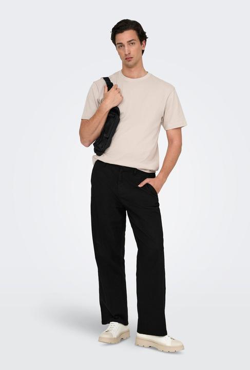 Actual product image Only & Sons Onsbob Loose Cot Lin 0007 Pant Noos (32)