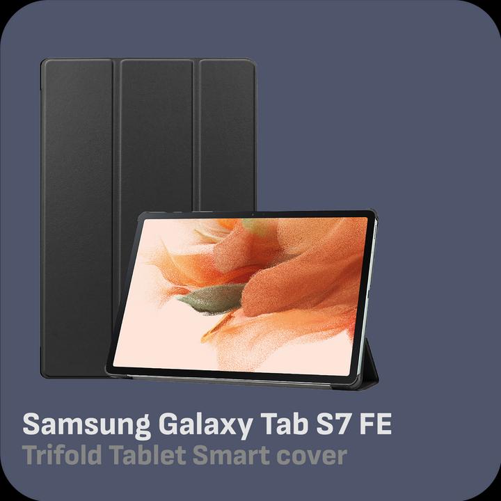 Actual product image Cazy Premium Smart Cover Compatible with Samsung Galaxy Tab S7 FE - Protective Case Cover - Automatic (Galaxy Tab S7 FE)