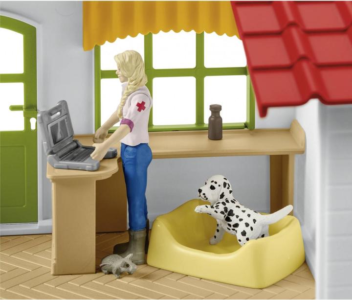 Produktbild Schleich Tierarzt-Praxis mit Haustieren