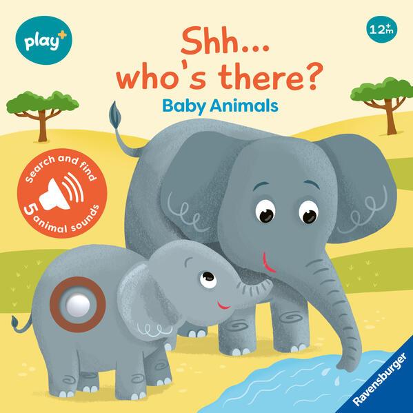 Ravensburger Play+ Chut... Qui est là? Bébé Animaux (My First Seek and Find Sound Book), Bébé livre (Anglais)