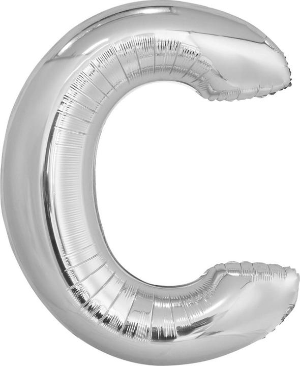 Produktbild Ballon Buchstabe Alu 40cm Silber - C (1 x)