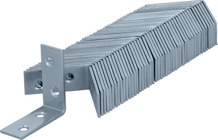 Image du produit Helpmate Stuhlwinkel 40x40x15, verzinkt, 48 Stück (48 pcs)
