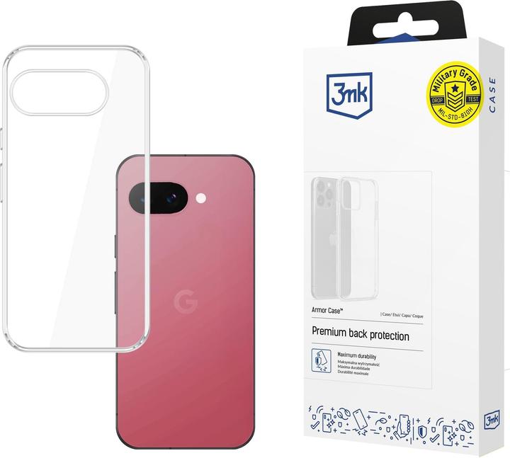 Immagine prodotto 3MK Armor Case for Google Pixel 9A - Transparent (Google Pixel 9a)