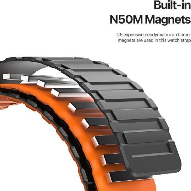 Produktbild Dux Ducis KJ Armband (42 mm, 45 mm, 44 mm, 49 mm, Silikon, Magnet)