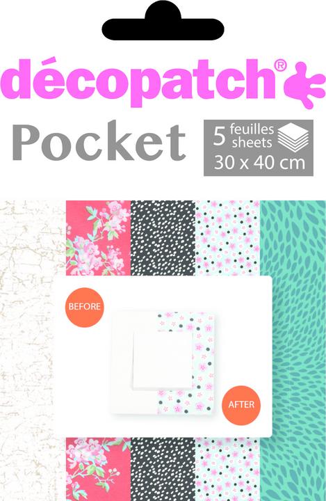 Produktbild Décopatch Decopatch-Papier Nr. 2, 5 Blatt (20 g/m², 5 x)