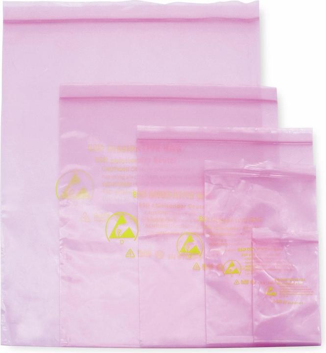 Produktbild Quadrios ESD-Beutel (L x B) 75 mm x 125 mm ableitfähig ESD-Kennbuchstabe D 10 (10 Stück)