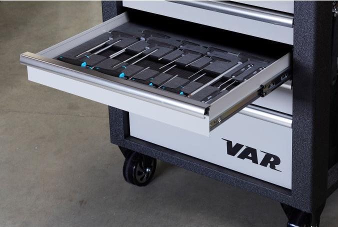 Produktbild VAR WERKBANK ROLLBAR 120X80CM 10 LADEN 2 TÜREN (120 cm, 80 cm)