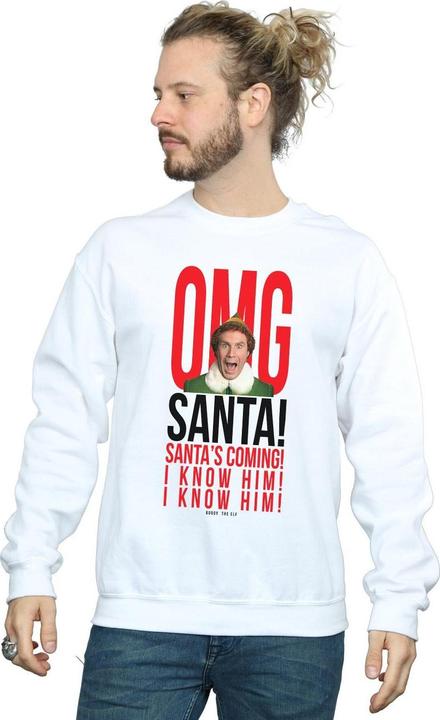Produktbild Elf OMG Santa I Know Him Sweatshirt (S)