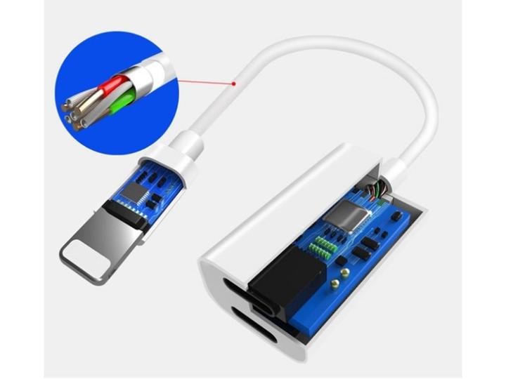Produktbild PowerGuard 2 in 1 Dual Lightning Audio & Charge Adapter Splitter (Lightning, Lightning)
