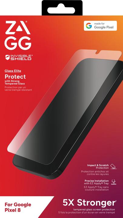 Produktbild Zagg Invisibleshield Glass Elite Am (1 Stück, Google Pixel 8)