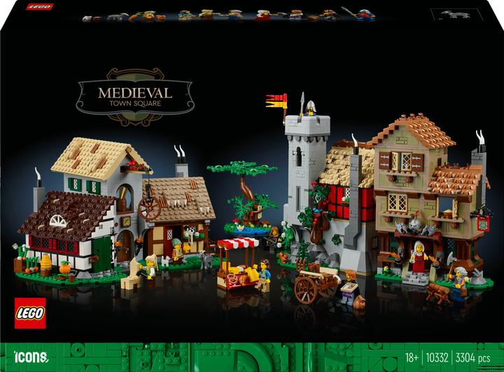 Actual product image LEGO Medieval town square (10332, LEGO Icons, LEGO Rare Sets)