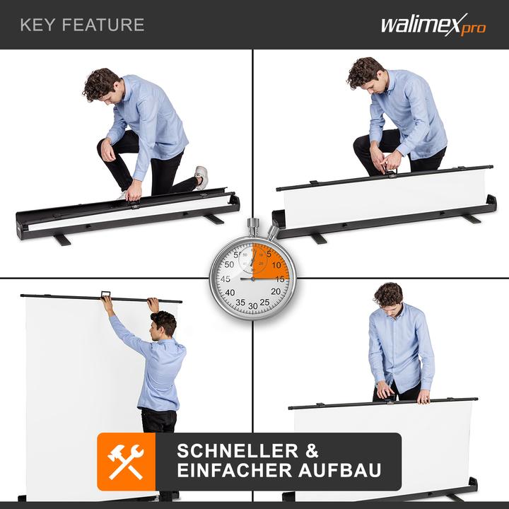 Actual product image Walimex pro pro Roll-up Panel (157 cm, 200 cm)